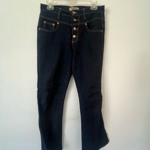 Judy Blue size 9 bell bottoms - high waisted. One small imperfection